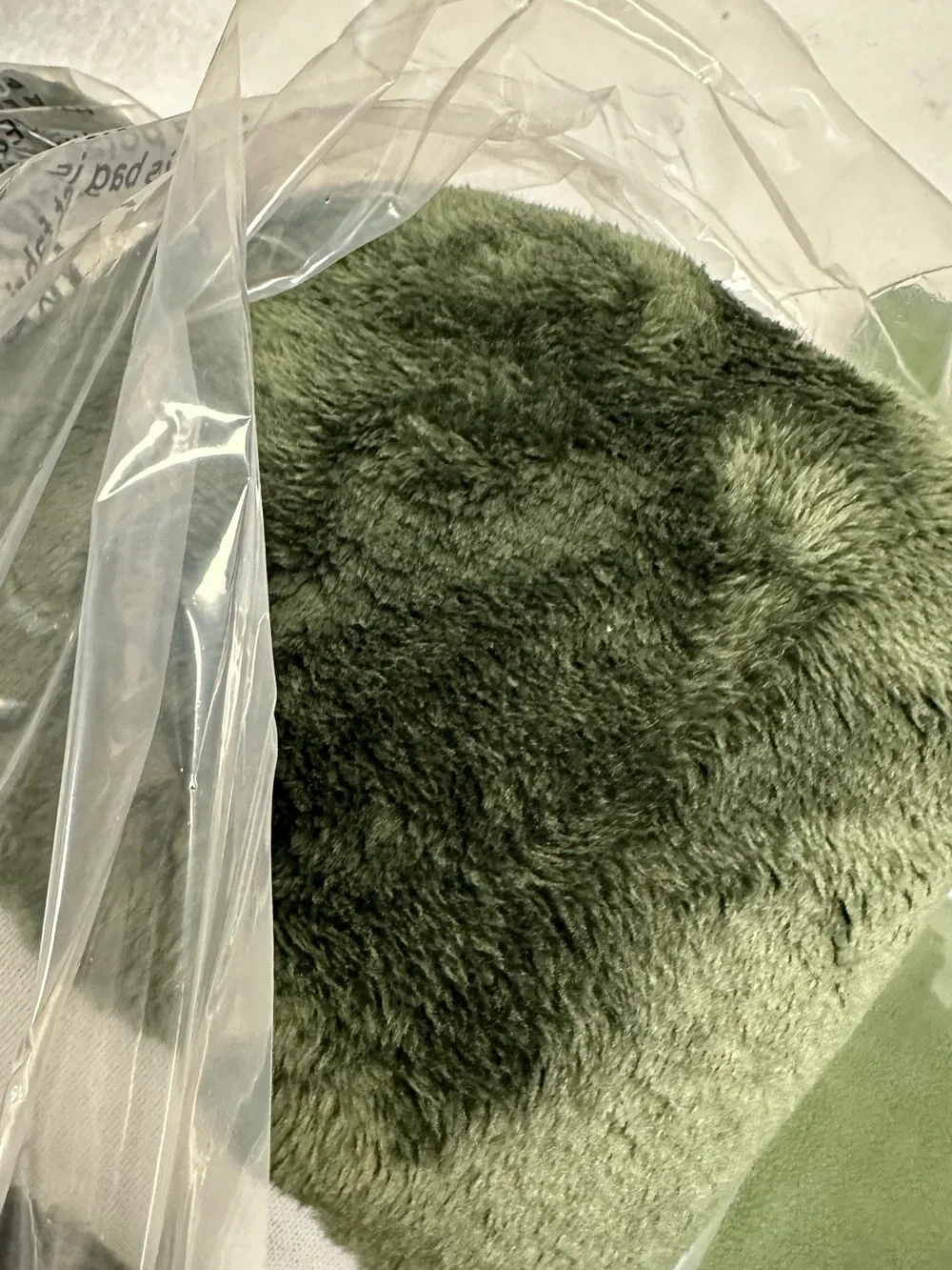 NWT Pottery Barn Cozy Cloud Plush throw.  Green